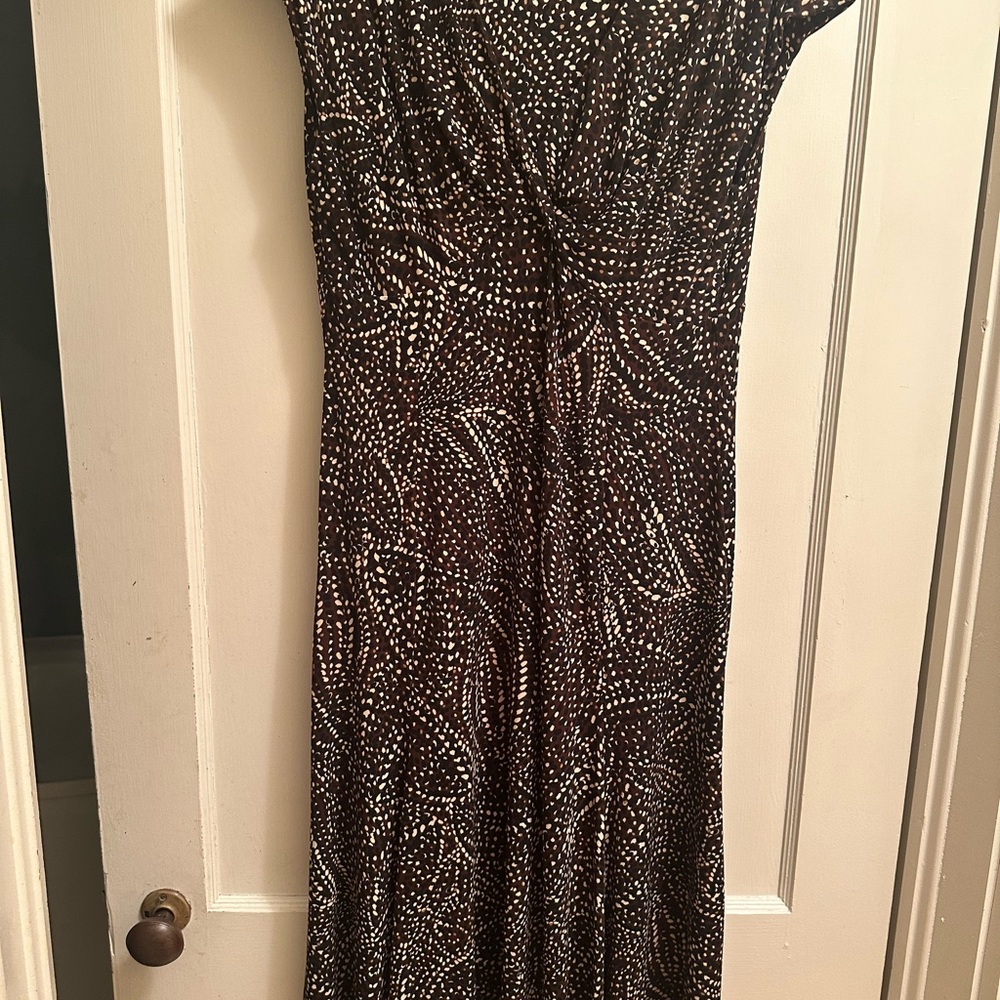 Jones New York Black and White Maxi Dress